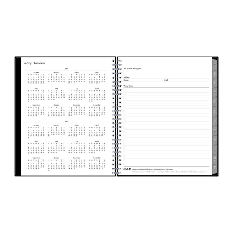 Planning Calendar BS Enterprise PP 8x10 RY26 Monthly Safety Wirebound -