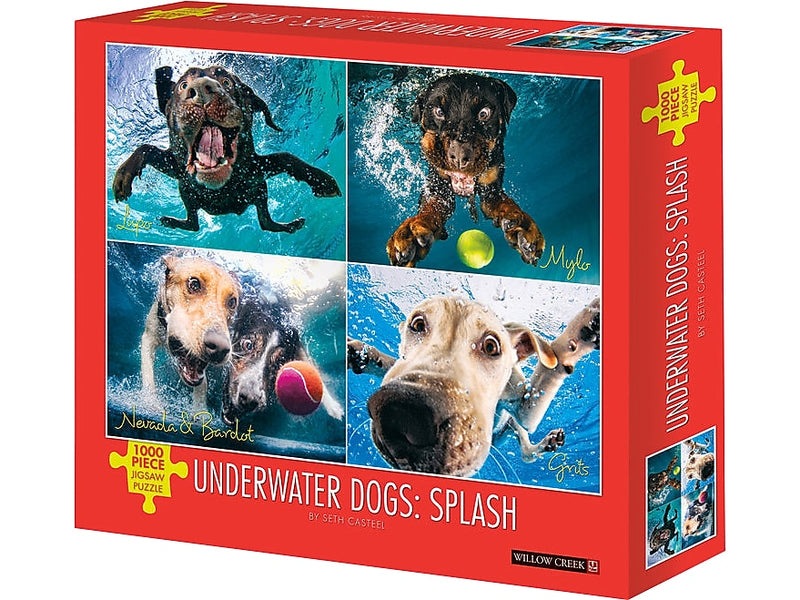 Willow Creek Underwater Dogs: Splash 1000-Piece Jigsaw Puzzle (39996)