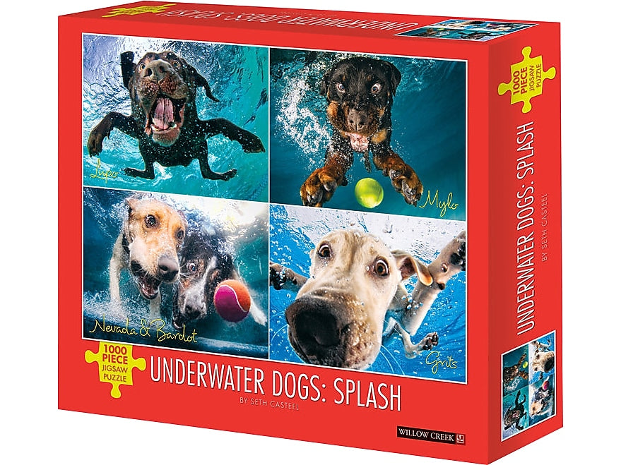 Willow Creek Underwater Dogs: Splash 1000-Piece Jigsaw Puzzle (39996)