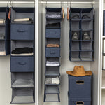 Household Essentials Hanging Closet Organizer, 10 Shelf (HE1064)