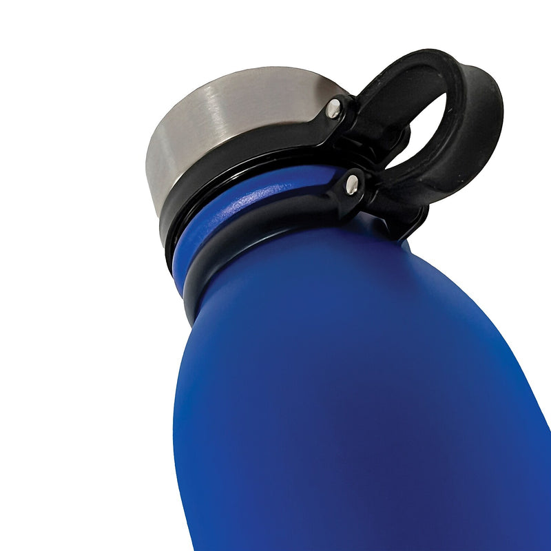 Outdoors Professional Stainless Steel Double Wall Insulated Travel Bottle, 20 oz., Blue (OUTD1312)