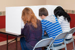 Classroom Products Foldable Cardboard Freestanding Privacy Shield, 20"H x 20"W, White, 20/Box (VB2020 WH)