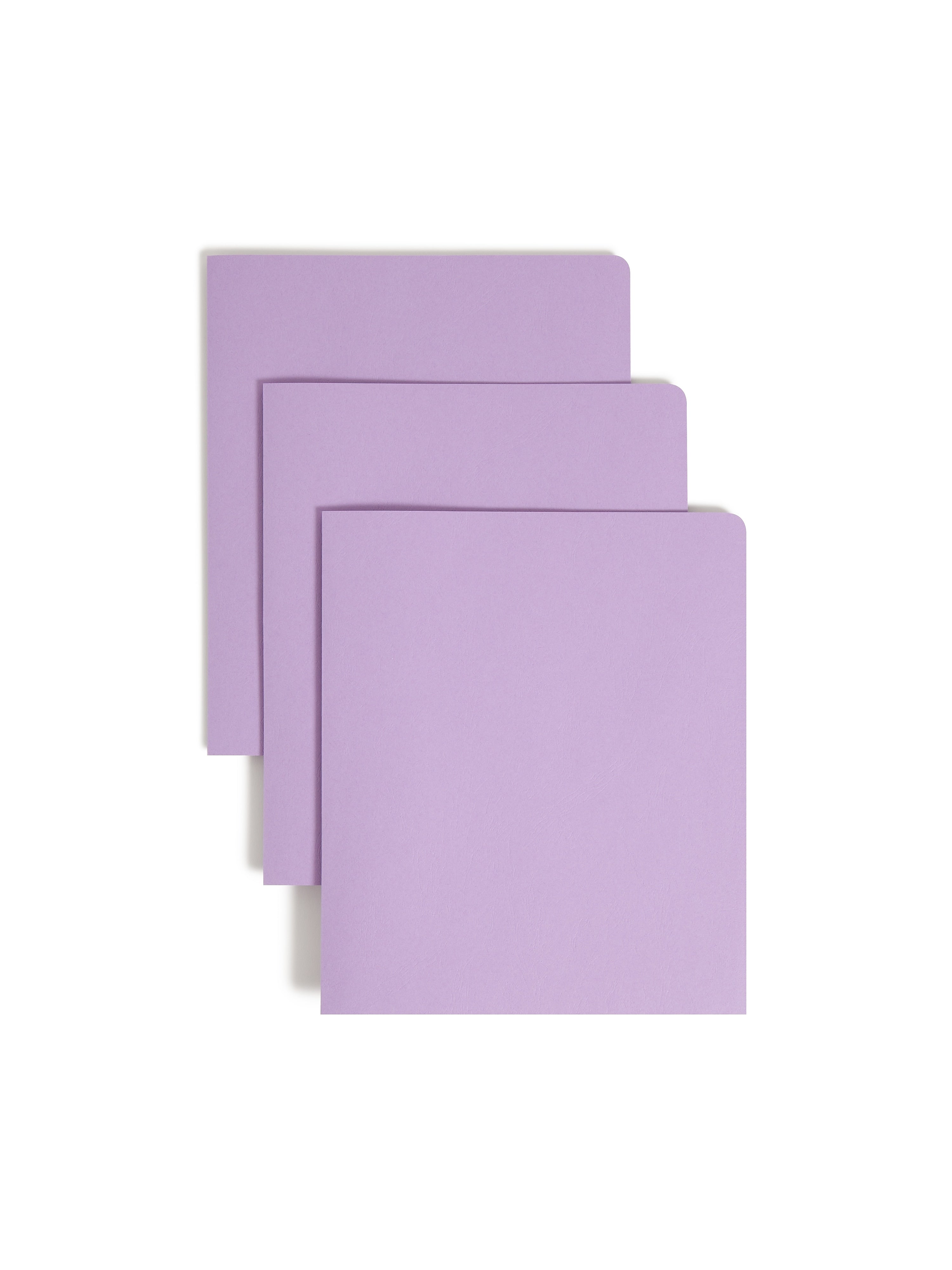 Smead 2-Pocket Heavy Duty Folders, Lavender, 25/Box (87865)