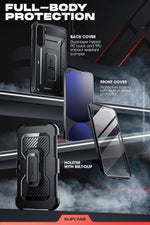 SUPCASE Rugged Case for Samsung Galaxy S24 FE, Shock Absorbing, Black (SUP-Galaxy2024-S24FE-UBProV2-SP-Black)