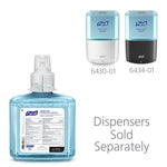 PURELL HEALTHY SOAP Antibacterial Liquid Hand Soap Refill for ES6 Dispenser, Light Scent, 1200 ml, 2/Carton (6480-02)