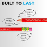 Ticonderoga Colored Pencils, Carmine Red, Dozen (14259)