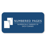 Roaring Spring Paper Products 1-Subject Computation Notebooks, 7.5" x 9.75", Narrow Ruled, 60 Sheets, Blue, 24/Carton (77572cs)