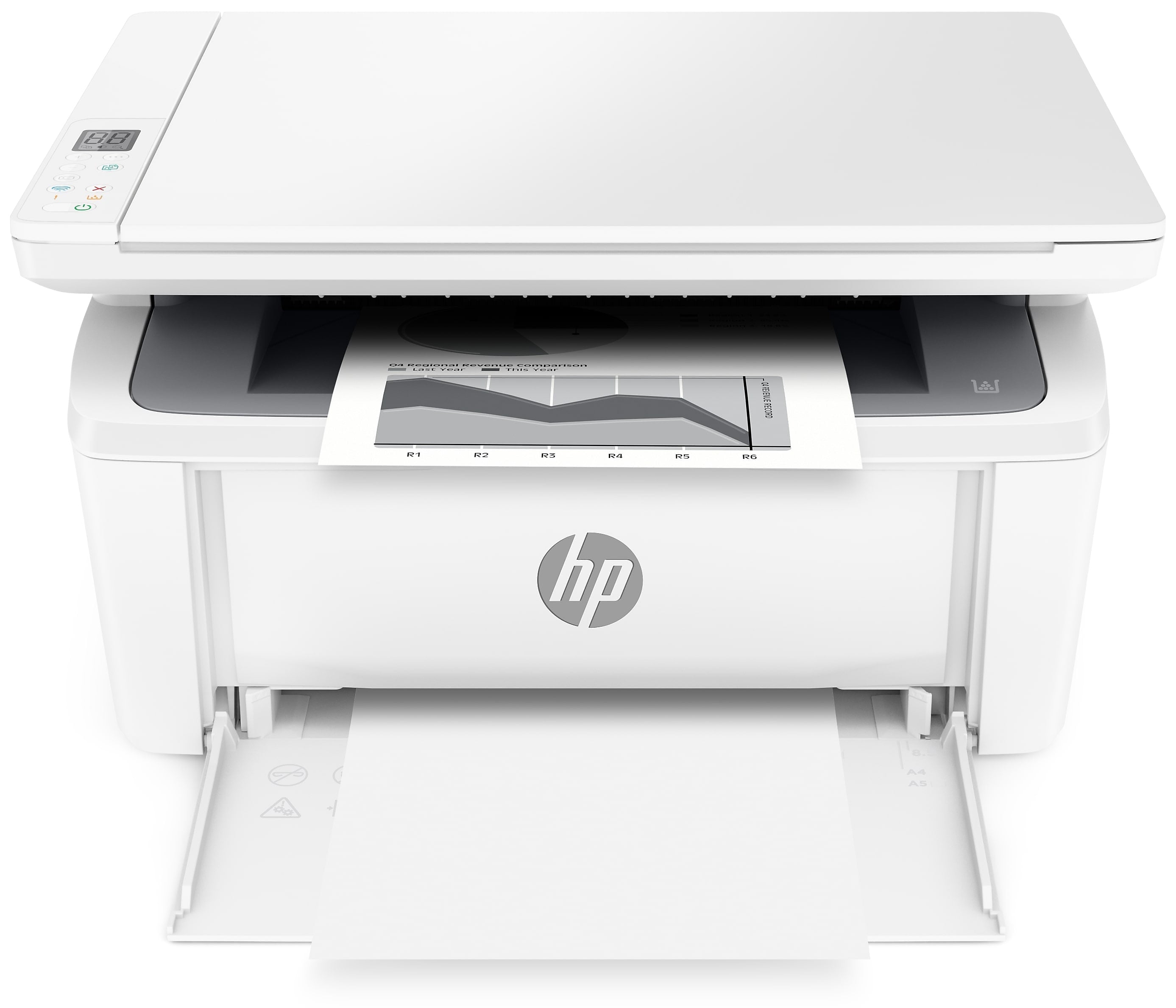 HP LaserJet MFP M140w Wireless Black & White All-in-One Laser Printer, Scanner, Copier, Best for Home Office (7MD72F)