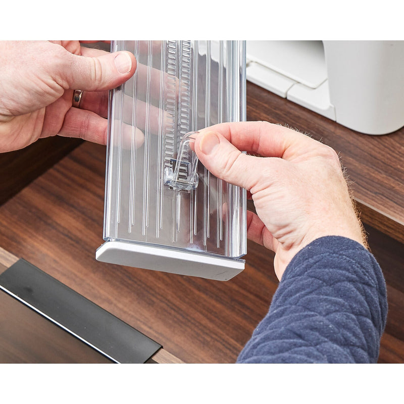iDESIGN Plastic Deep Drawer Dividers, Clear, 2/Set (27929M2)