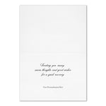 "Flowering Get Well" Get Well Card w/ Gold Lined White Envelope, 100/BX