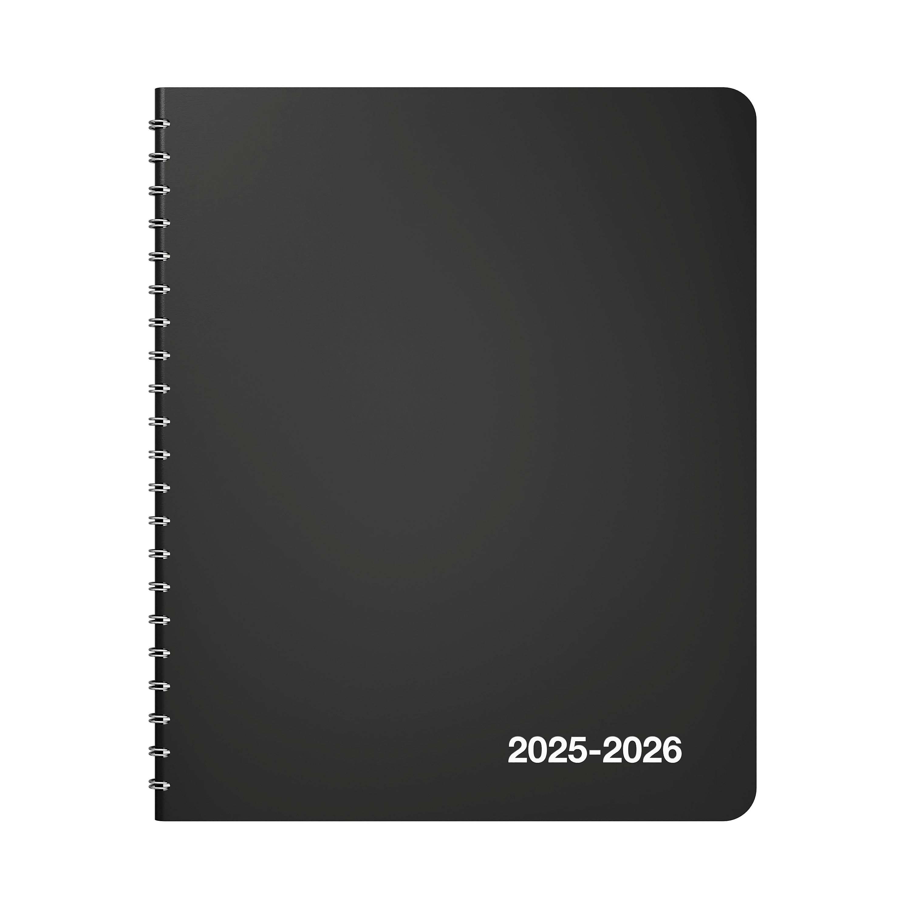 2025-2026 Staples 8" x 11" Academic Monthly Planner, Black (ST23571-25)