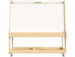 Flash Furniture Bright Beginnings 4-Person Art Station, 48", Natural Birch Plywood (MK-ME16621-GG)