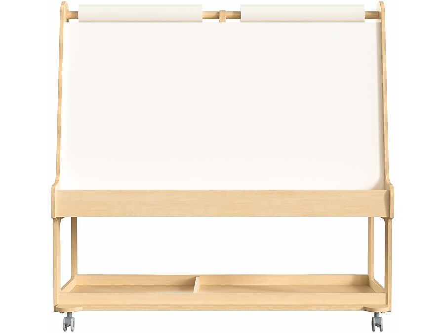 Flash Furniture Bright Beginnings 4-Person Art Station, 48", Natural Birch Plywood (MK-ME16621-GG)