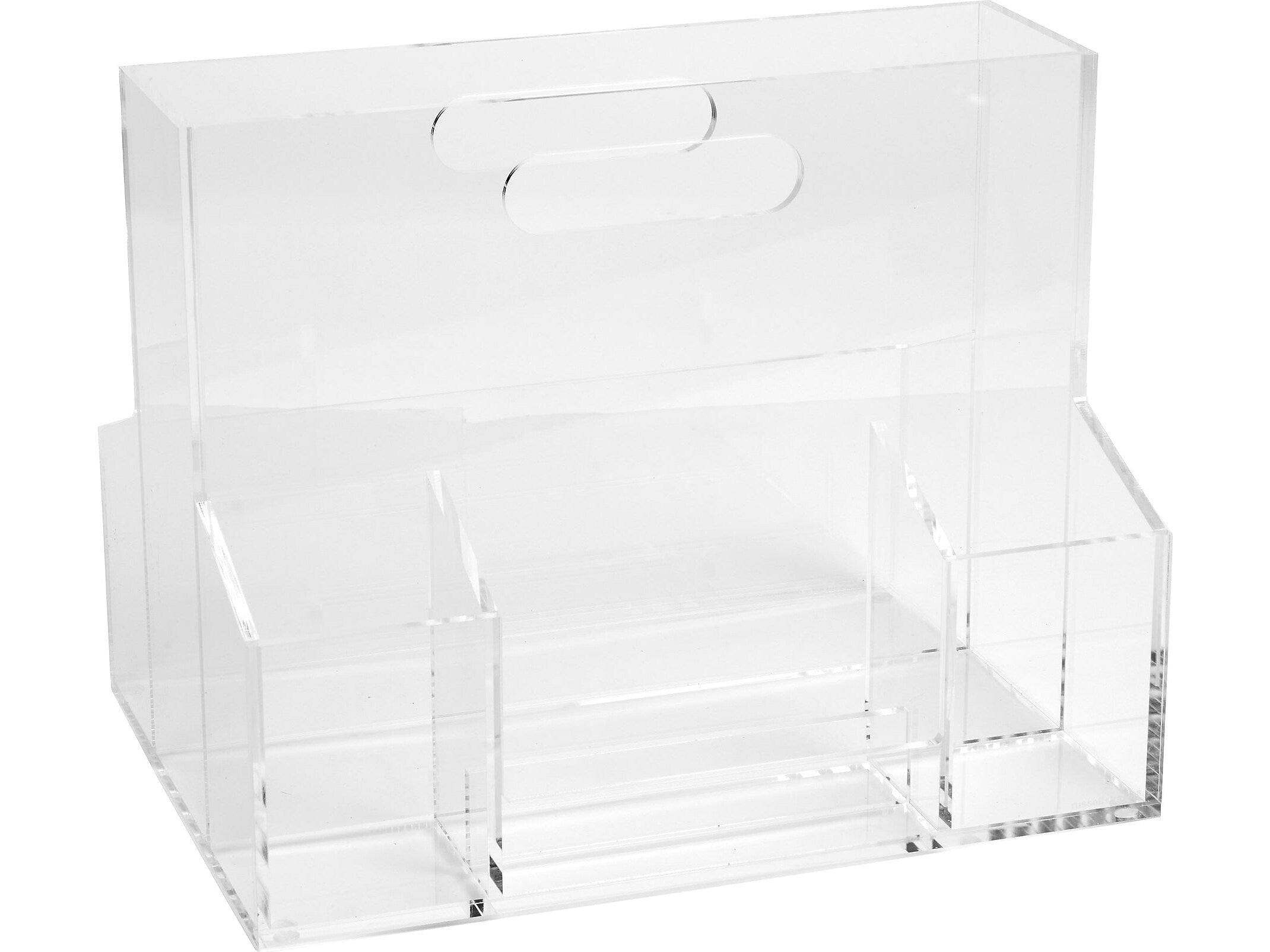 Russell+Hazel 5-Compartment Acrylic Mobile Caddy, Clear (93921)