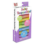 The Pencil Grip Kwik Stix Solid Tempera Paint, Assorted Colors, 10/Pack (TPG-680)