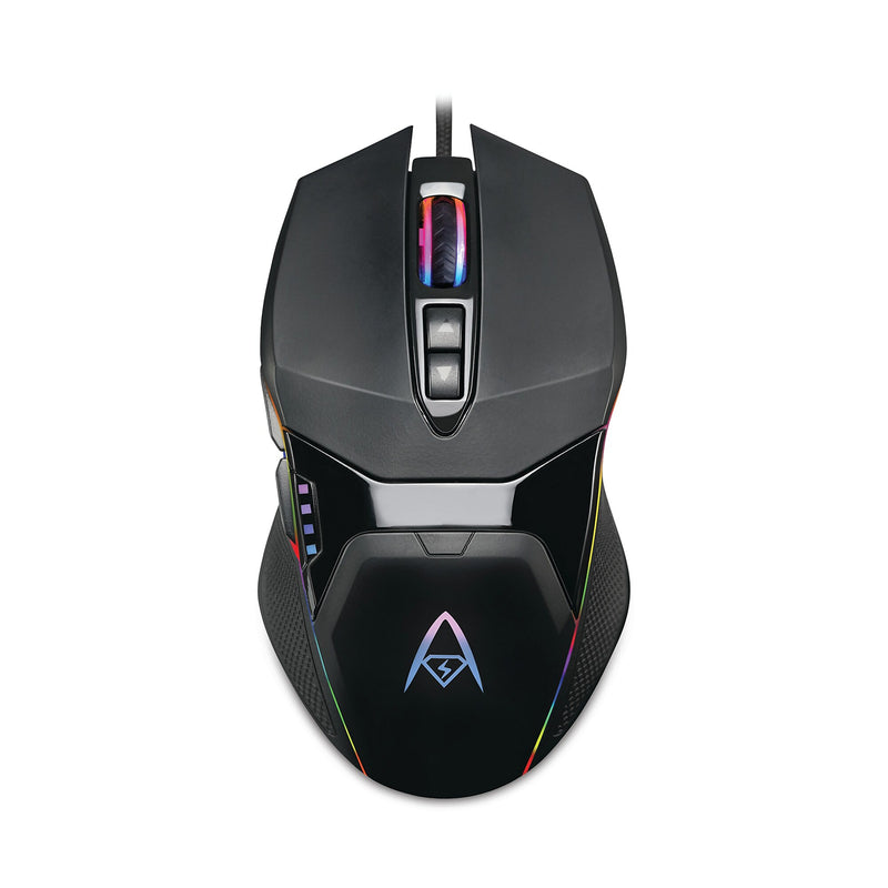 Adesso iMouse X5 Illuminated Ambidextrous Gaming Mouse, Black (ADEIMOUSEX5)