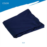 Iceberg 72"L x 30"W Stretch-Fabric Table Cover, Blue (16526)