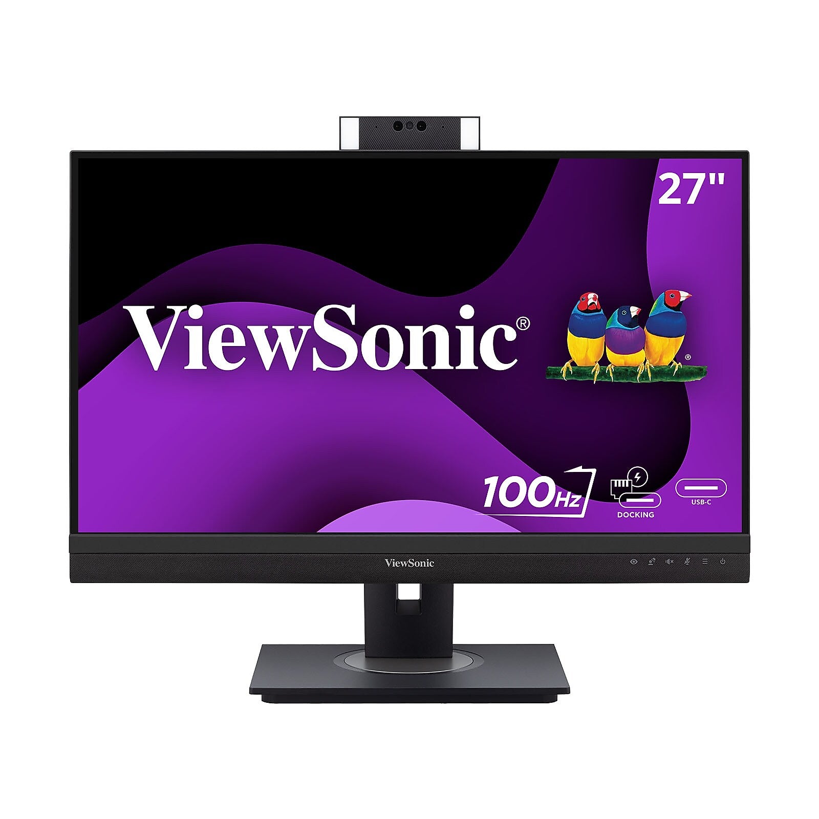 ViewSonic 27" 100 Hz LCD QHD Business Monitor, Black (VG2757V-2K)