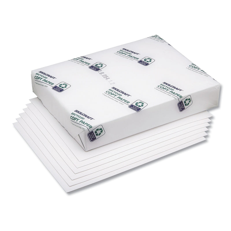 AbilityOne SkilCraft Bond Paper, 92 Bright, 20 lb. Bond Weight, 8.5" x 11", 500 Sheets/Ream, 10 Reams/Carton
