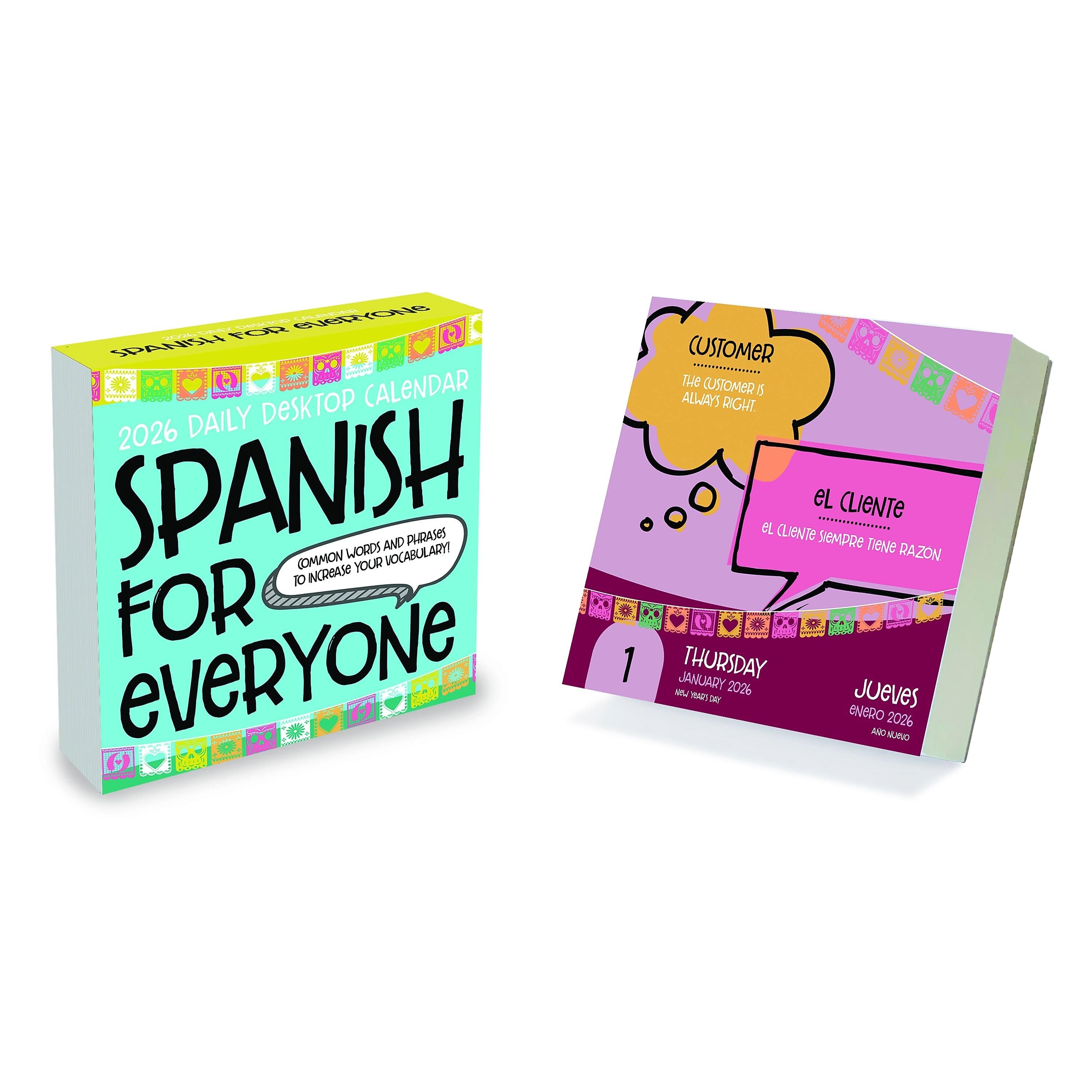 2026 TF Publishing 5.25" x 5.25" Daily Day-to-Day Calendar, (26-3020)