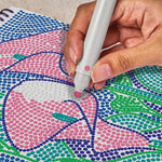 Lifelines FlowArt: Dot-By-Letter Botanicals Coloring Book, 20 Pages (165005)