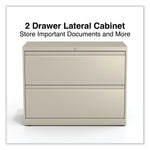 Alera® 2-Drawer Lateral File Cabinet; Putty, Letter and Legal (773946)