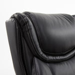 La-Z-Boy Harnett Ergonomic Faux Leather Swivel Executive Chair, Black (46253A)