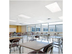 Armstrong FINE FISSURED Square Lay-In Edge Ceiling Tile 15/16, 24" x 48", White, 8/Carton (BP1714)