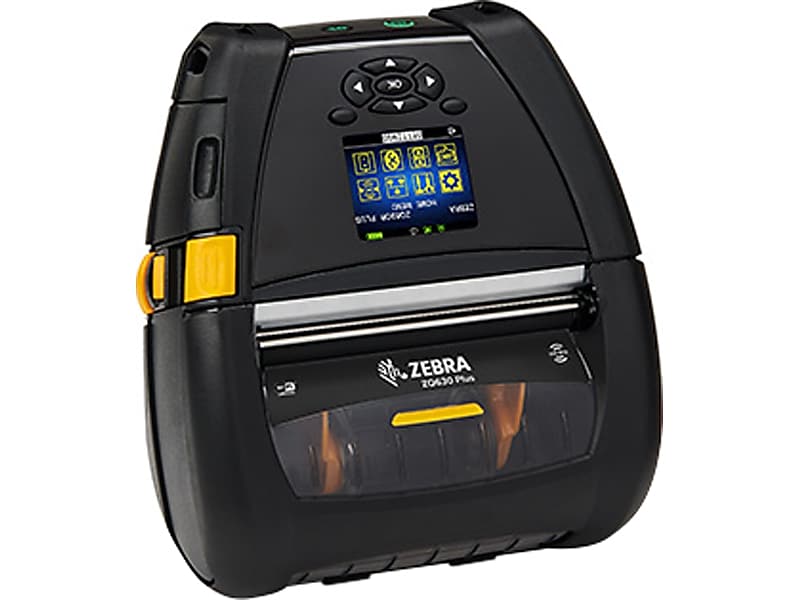 Zebra ZQ630 Plus Rechargeable RFID Mobile Thermal Printer, Black (ZQ63-AUWA004-00)