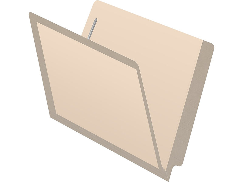 Medical Arts Press Reinforced End Tab File Folder, Straight-Cut, Letter Size, Manila/Gray, 50/Box (S-09473-GRY)