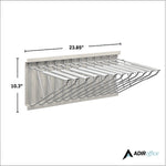 AdirOffice Steel Hanging Wall File, For Blueprint & Large-Format Files, Gray (617-KIT1)