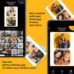 Kodak Zink Premium Pre-Cut Sticker Photo Paper, 2" x 3", 30 Sheets/Pack (RODZ2X330C)