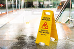 Alpine Industries 24 in. A-Frame Multilingual Caution Safety Wet Floor Sign, Yellow, 10 Pack (ALP499-10)
