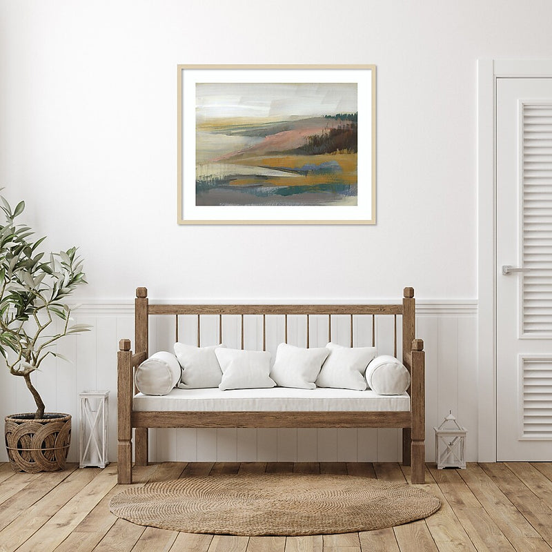 Amanti Art Northwest Cove II by Jennifer Goldberger Wood Framed Wall Art Print, 41" x 33" (A42675535459)