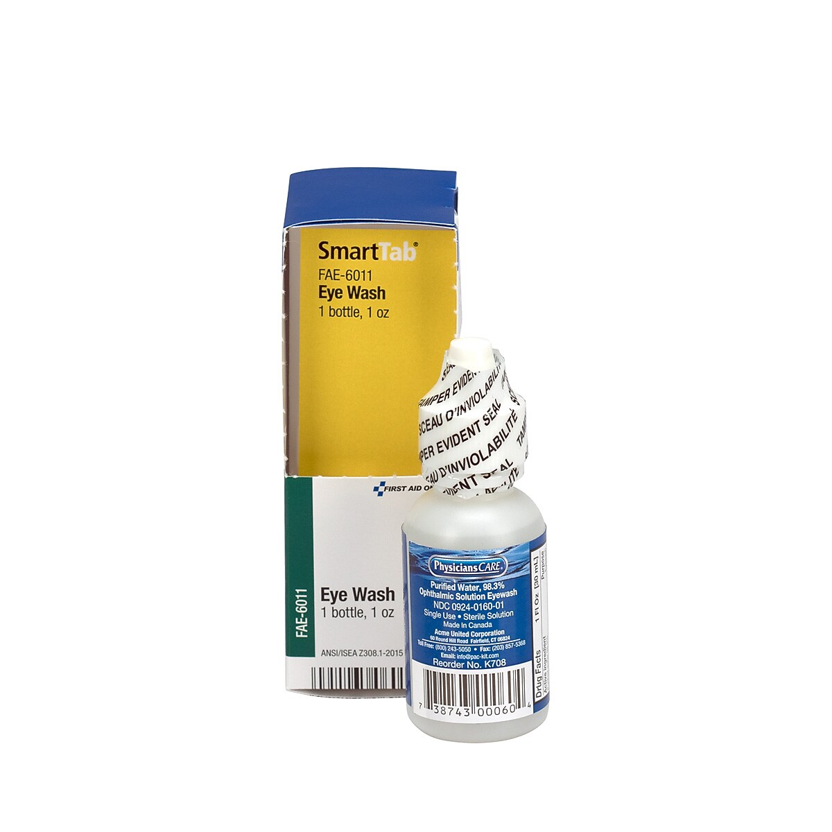 SmartCompliance PhysiciansCare Eye Wash, 1 oz. (FAE-6011)