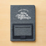 Baudville Sustainably Smart Hardcover Journal, 5" x 8", 80 Pages, 2/Pack (1393449P231)