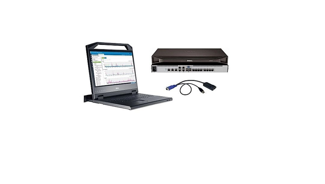 Dell 1U Rackmount LED Console (DKMMLED185-G01)