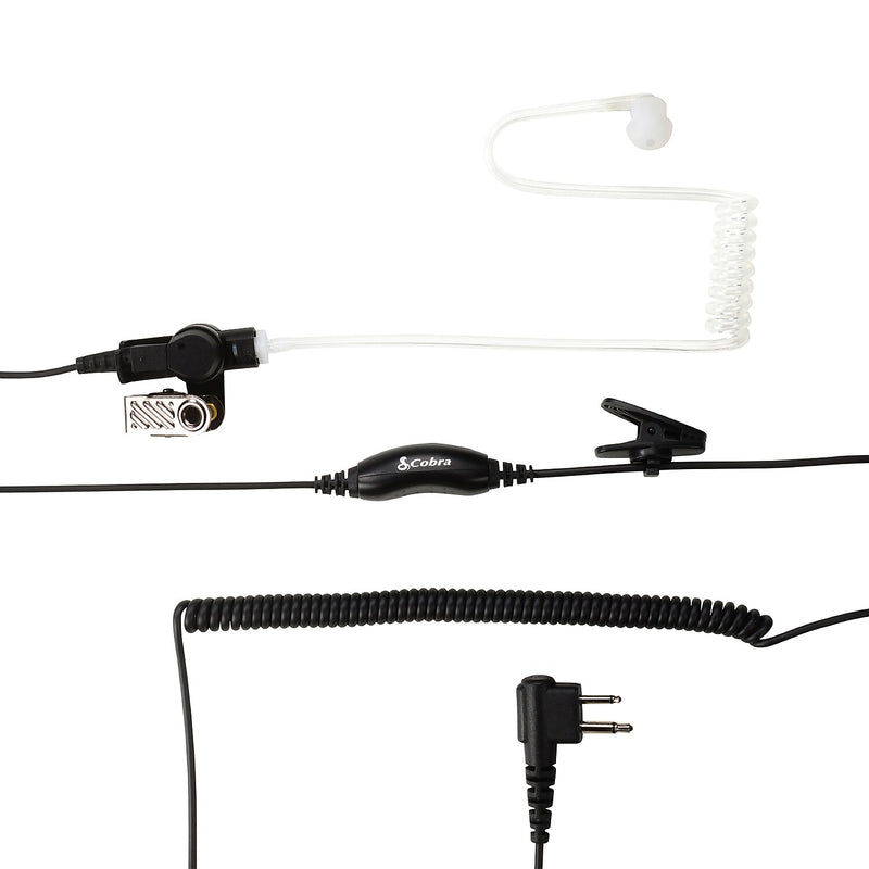Cobra Surveillance Earpiece for Cobra Performa 400/450 2-Way Handheld Business Radios, Black (0010097-1)