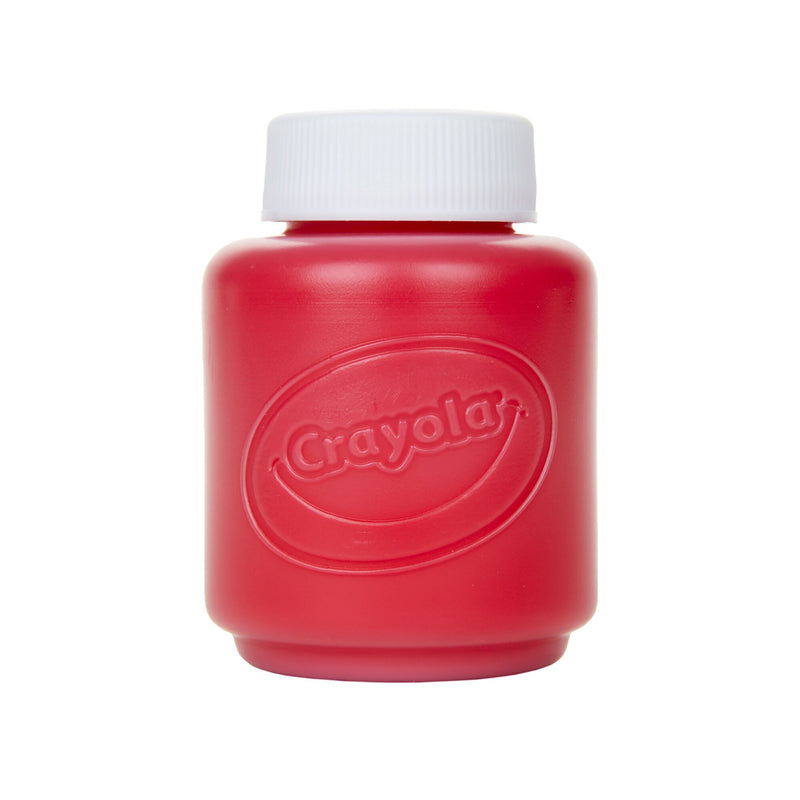 Crayola Washable Kid's Paint, Red, 2 oz., 12/Bundle (BIN542838-12)
