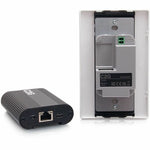 C2G Superbooster 2 RJ-45 2 USB Camera Extender Over Cat Single Gang Wall Plate to Box Kit (C2G54276)