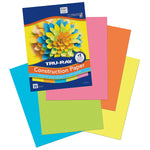 Tru-Ray 9" x 12" Construction Paper, Assorted Colors, 50 Sheets/Pack, 5 Packs/Bundle (PAC6596-5)