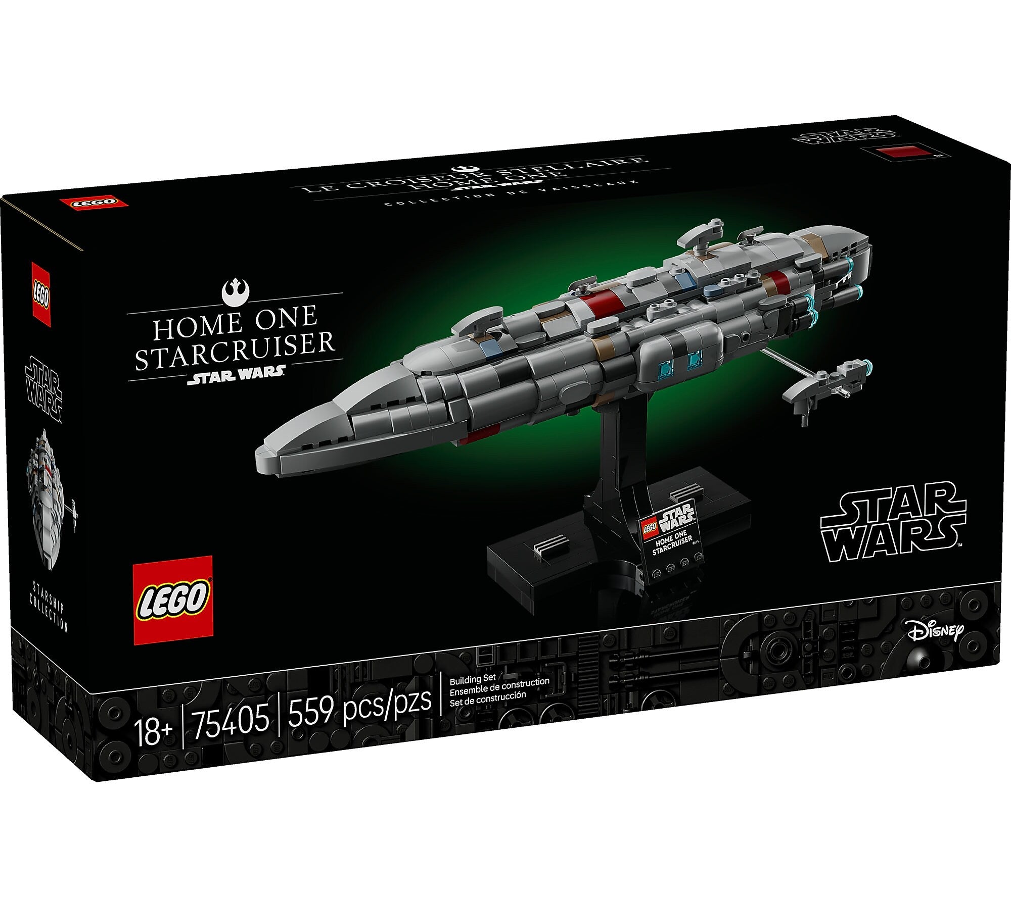 LEGO Star Wars Home One Starcruiser, 559 Pieces (75405)