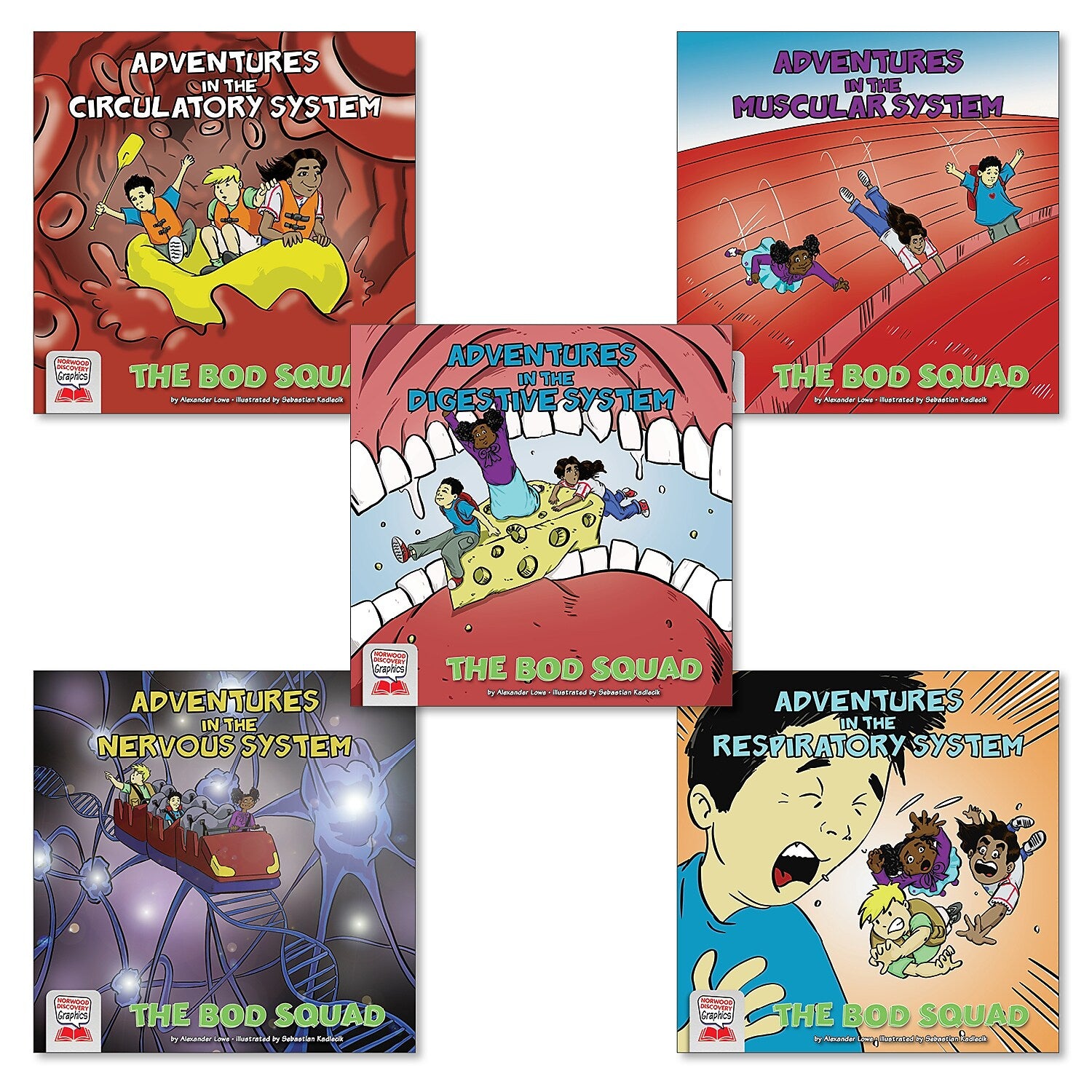 Norwood House Press The Bod Squad Boxed Set, 5/Set