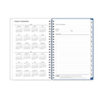 Planning Calendar BS Savoy Cool PP 5x8 RY26 Wkly/Mthly Safety Wirebound -