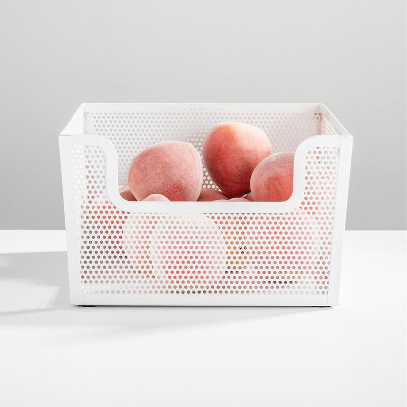 mDesign Steel Organizer, Matte White (26092)