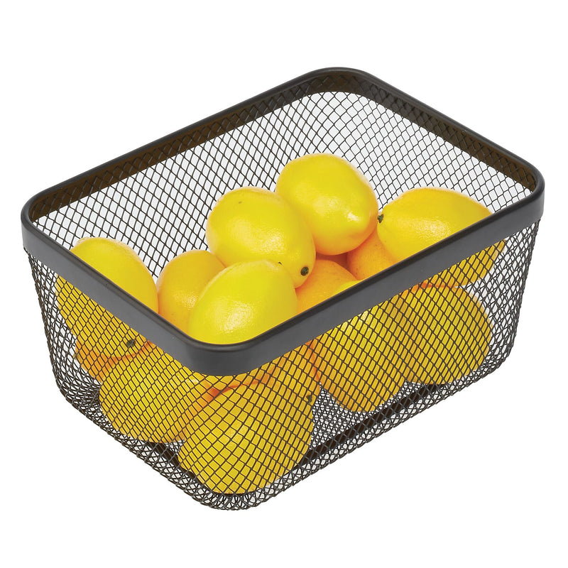 mDesign Steel Organizer, Matte Black (25957)