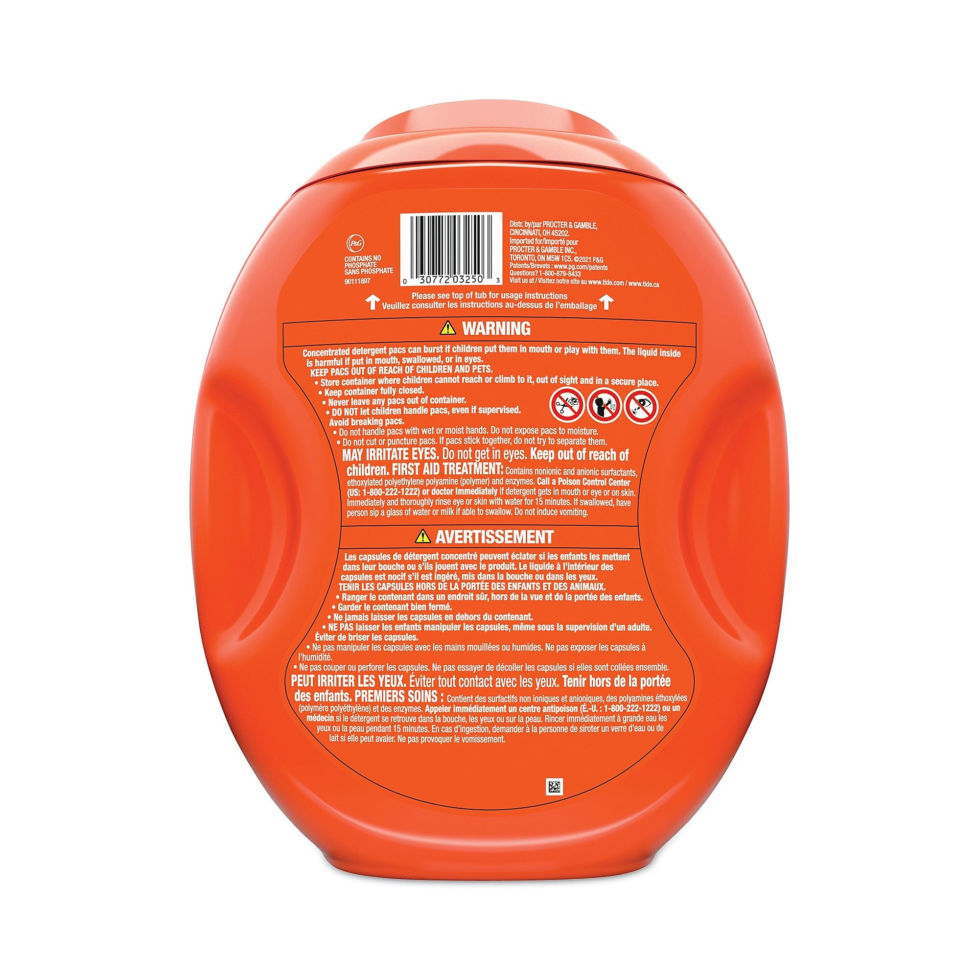 Tide Pods, Spring Meadow, 112 Pods/Tub, 4 Tubs/Carton (PGC03250)