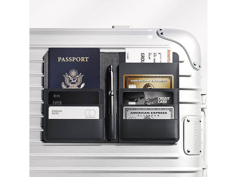 JOURNEY Loc8 RFID Faux Leather Passport Holder, Midnight Black (JTWMN)