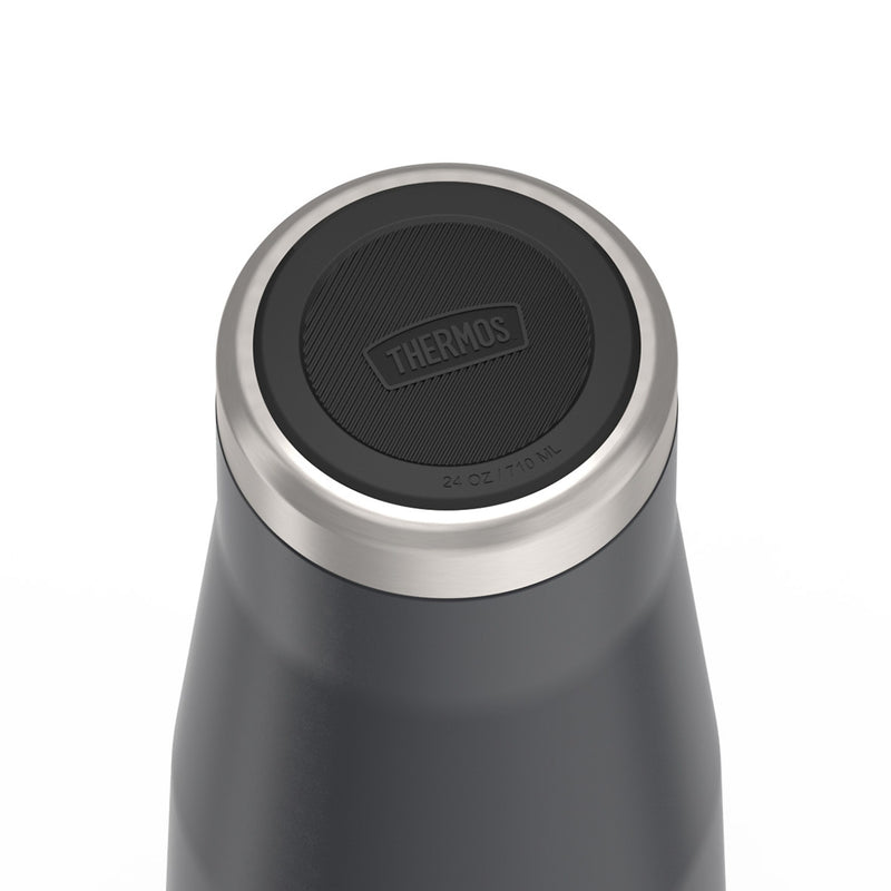Thermos Icon Stainless Steel Vacuum Insulated Cold Tumbler with Straw, 24 oz., Granite (EAIS1112GT4)