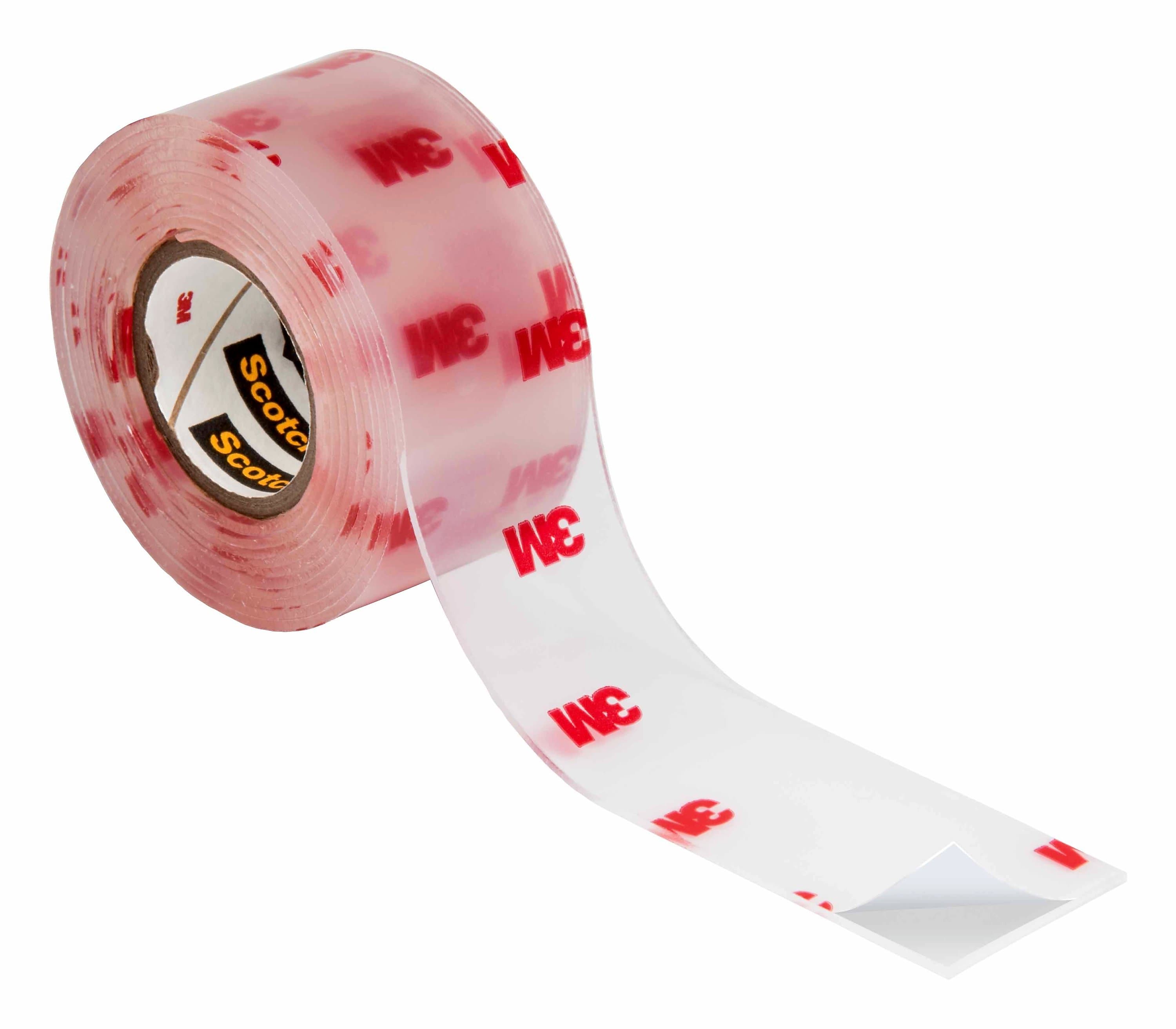 Scotch Double Sided Mounting Tape, 1" x 60", Clear (410S)